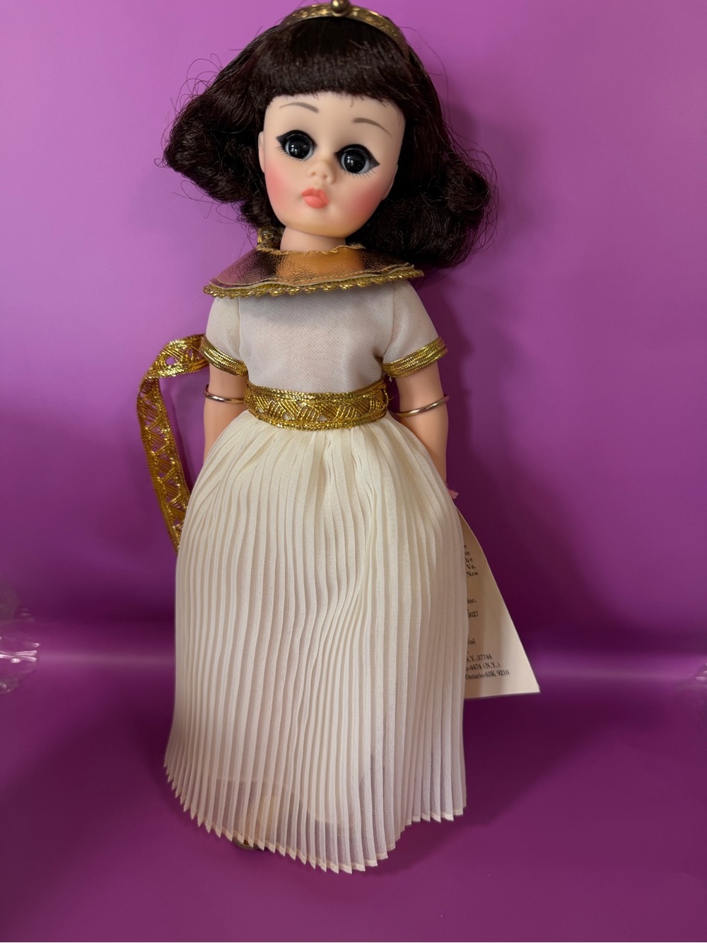 Madame Alexander Cleopatra Doll #1315 12 Tall In Original Box with Tag Vintage - Picture 5 of 12